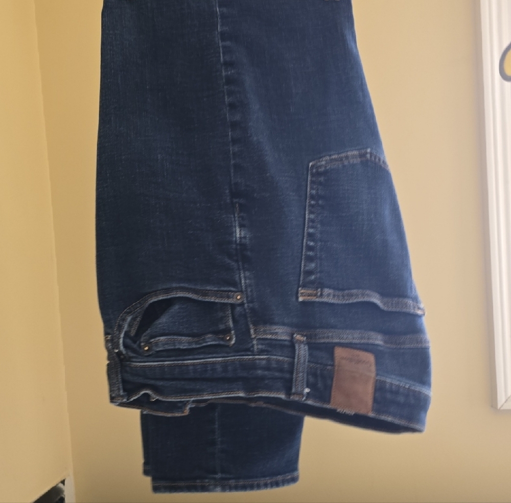 Men's Slim Straight Jeans in Dark Blue
